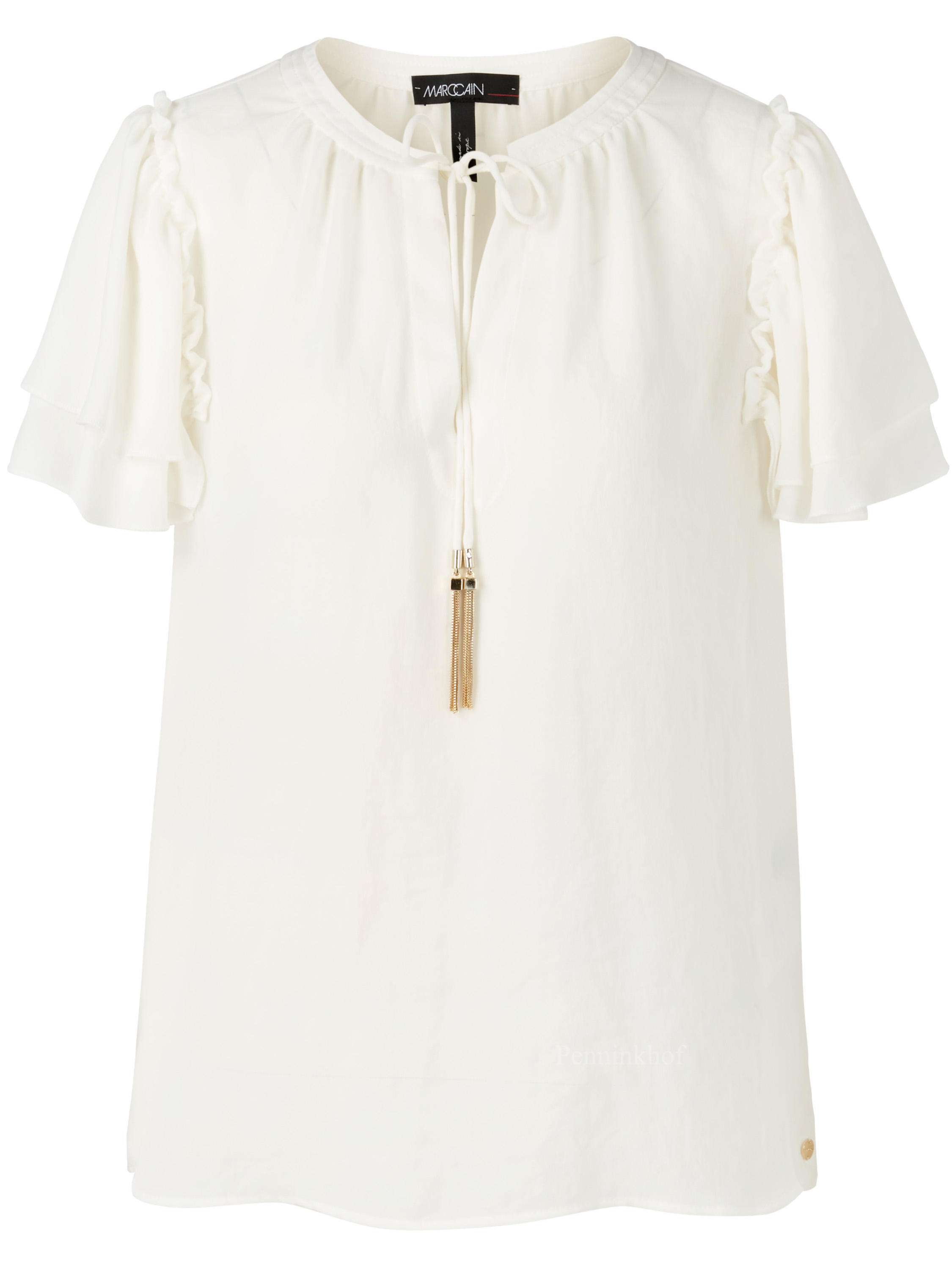 Marc Cain blouses UC 55.19 by White Cream W30